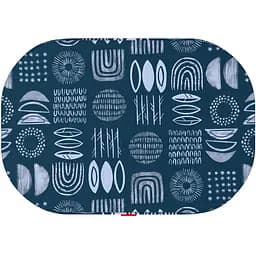 Лежанка для собак Waudog Relax, Абстракція, зі змінним чохлом, розмір S, 55х40 см (097-0018)