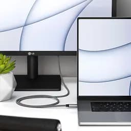 Кабель Satechi USB4 C to C Cable 100W Space Gray 0.8 м (ST-U4C80M) - мініатюра 7