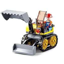 Конструктор SLUBAN Town Город: Строительная техника, M38-B0377, 83 детали, фигурка, (В ассортименте)