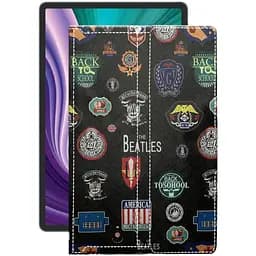 Чехол StatusCASE из экокожи для планшета Lenovo Pad Pro 2021 Битлз