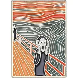 Значок Вінсент Ван Гог Крик Vincent Van Gogh Scream 3 см CH P VVG S 3