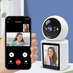IP WiFi відеоняня Video Calling Camera V3 1080p, поворотна смарт камера, нічне бачення - мініатюра 6