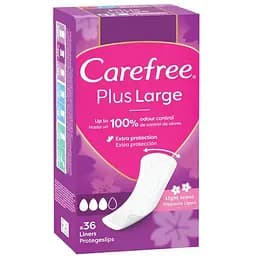 Ежедневные прокладки Carefree Plus Large 36 шт. (3574661604787/3574661487540)
