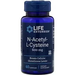 N-ацетил-L-цистеин Life Extension NAC N-Acetyl-L-Cysteine ​​600 мг 60 капсул