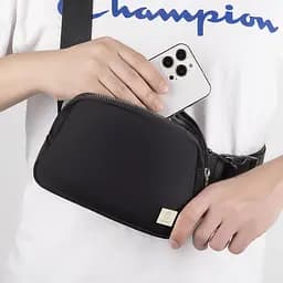 Сумка WIWU LULU Crossbody Bag Nylon Black - мініатюра 5