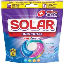 Капсули для прання Solar Universal 10 шт.