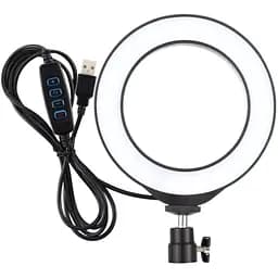 Кільцева USB LED лампа Puluz PU378 6.2"