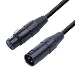 Мікрофонний кабель балансний XLR Male — XLR Female ABCCABLS MA009-L05 0.5м - мініатюра 1