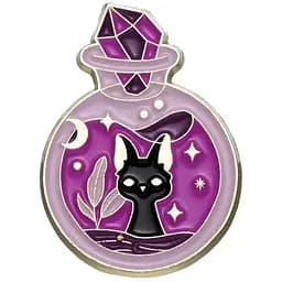 Значок Відьомський комплект Фіолетовий Witch's Kit Purple 3 см CH P WKP 02