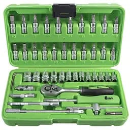 Набор головок Alloid 1/4, 4-14 мм 46 предметов (НГ-2046П)