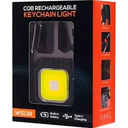 Багатофункціональний ліхтарик DK Handheld Multifunctional LED Flashlight W5138 Black [77358] - мініатюра 7