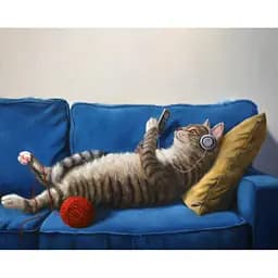 Картина постер на полотні BrushMe Лінива неділя