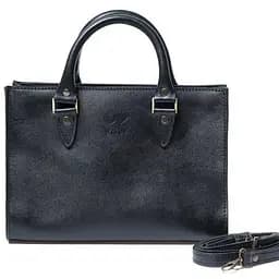 Жіноча шкіряна сумка Fancy чорна