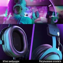 Навушники Fifine чорні (H9) - мініатюра 10