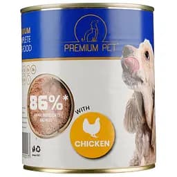 Паштет для дорослих собак Premium Pet з куркою 800 г - мініатюра 2