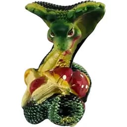 Статуетка Змія-Кобра з мухоморами 6.5х4.5х3.5 см