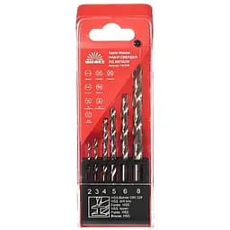 Набір свердл Vitals Master HSS 4341 по металу 2-8 мм 6 шт. (190299)