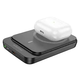 Павербанк магнітний із бездротовим зарядним Borofone BJ63A Nimble PD20W magnetic 10000mAh чорний - мініатюра 3