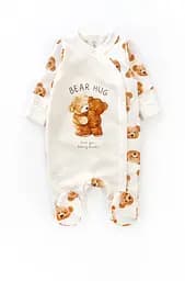 Чоловічок для немовлят з начосом Cute Bears на кнопках - мініатюра 1