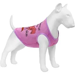 Майка для собак Waudog Clothes малюнок "Конотопські магічні війська", сітка, M, B 38-41 см, C 20-23 см рожевий