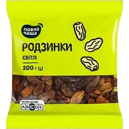 Родзинки Повна Чаша Виноград сушений 200 г (883327)