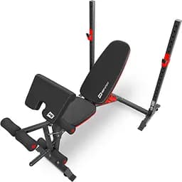 Набір Hop-Sport Premium 105кг з лавою HS-1095, штангами та гантелями - мініатюра 7
