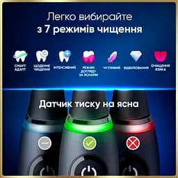 Електрична зубна щітка Oral-B iO 9 чорна - мініатюра 7