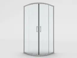 Душевая кабина AM.PM Bliss Round 3/ 4 90x90 без поддона, профиль хром, матовое стекло W56G-301-090CM