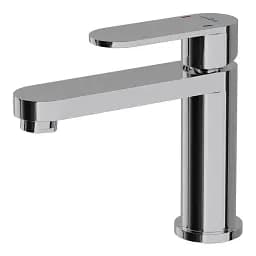 Змішувач для умивальника Cersanit Elio S951-147 з донним клапаном Хром 30412