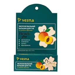 Бальзам для губ з персиком Vesna 10 мл