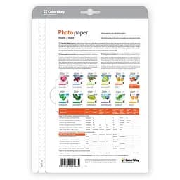 Фотопапір ColorWay 10x15 190г matte, 100с (PM1901004R)