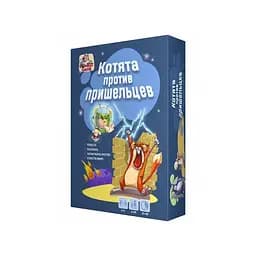 Настільна гра "Коти проти Прибульців" рус Bombat 5х21х15 см det0010534