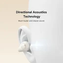 Навушники бездротові Baseus Bass 15 Clip Open-Ear TWS білі (A00079500223-00) - мініатюра 8