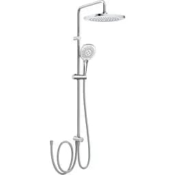 Душова система без змішувача Imprese Bila Desne верхній душ 255 мм квадрат, душ ручний 130 мм хром T-00260SQ, Хром