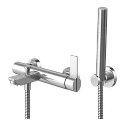 Смеситель для ванны Kohlman Dexame chrome настенный KPL-QW110D Хром