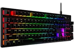 Клавіатура HyperX Alloy Origins Red RGB PBT ENG/RU Black (639N3AA) - мініатюра 2