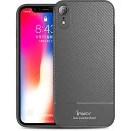 Чехол-накладка iPaky Carbon Fiber Series/Soft TPU Case iPhone XR Gray