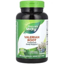 Валеріана Nature's Way Valerian корінь 1590 мг 180 веганських капсул 