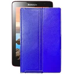 Чехол StatusCASE из экокожи для планшета Lenovo Idea Pad A5500 8 Синий