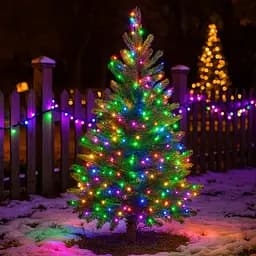 Гірлянда Нитка вулична GarlandoPro 30 м 300 LED чорний дріт Мультиколор CF300L30MBML - мініатюра 2