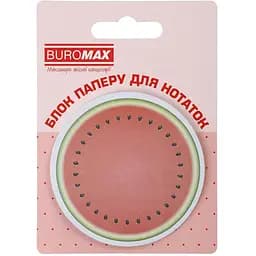Блок паперу для нотаток Buromax Fruits з клейким шаром 70х70 мм 30 аркушів в асортименті (BM.2381-75) - мініатюра 3