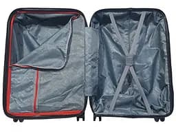 Валіза середня Milano bag 0307 поліпропілен Морська хвиля - мініатюра 5