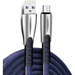 Кабель ColorWay USB-microUSB 2.4А 1 м Blue