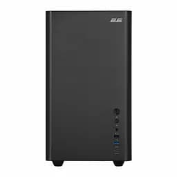 Корпус 2E Credo Plus V350BG без БР 1xUSB3.0 1х USB 2.0 1xUSB Type-C 3x120мм ARGB VGA 350мм LCS ready контролер з пультом TG Side Panel mATX чорний - мініатюра 2
