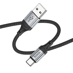 Кабель Hoco X102 USB для Type-C 1 м черный