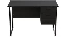 Комп'ютерний стіл Ferrum-decor Гаррі 75x140x60 чорний ДСП Венге 16мм (FRD-103545)