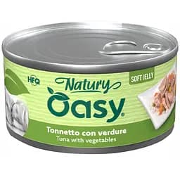 Вологий корм Oasy Dog Wet Natury для собак тунець з овочами 150 г