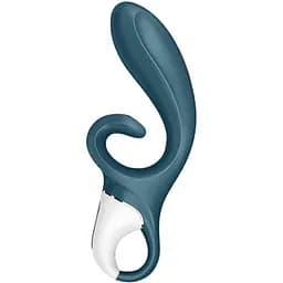Смарт-вібратор кролик Satisfyer Hug Me Blue / Grey 2 мотора