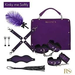 Подарочный набор для BDSM RIANNE S - Kinky Me Softly Purple: 8 предметов для удовольствия