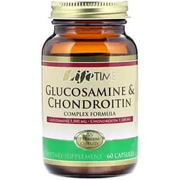 Глюкозамін хондроїтин LifeTime Vitamins Glucosamine & Chondroitin 60 капсул